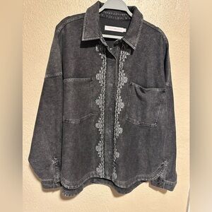 NWT Kittenish + Flag & Anthem Cassidy Shirt Jacket XL Jesse James‎ Decker